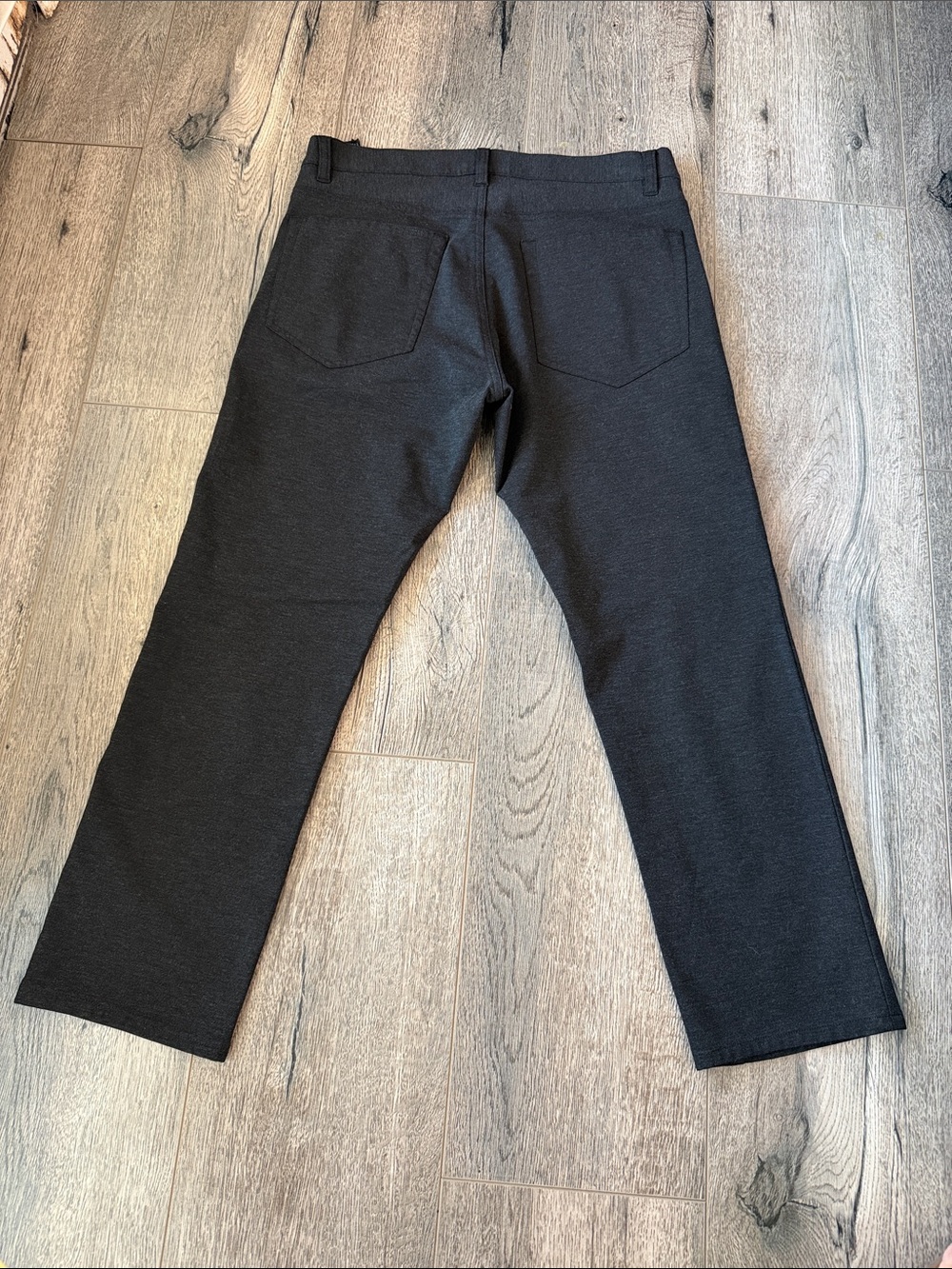 Theory Women's Dark Charcoal Straight Trousers - Picture 9 of 13